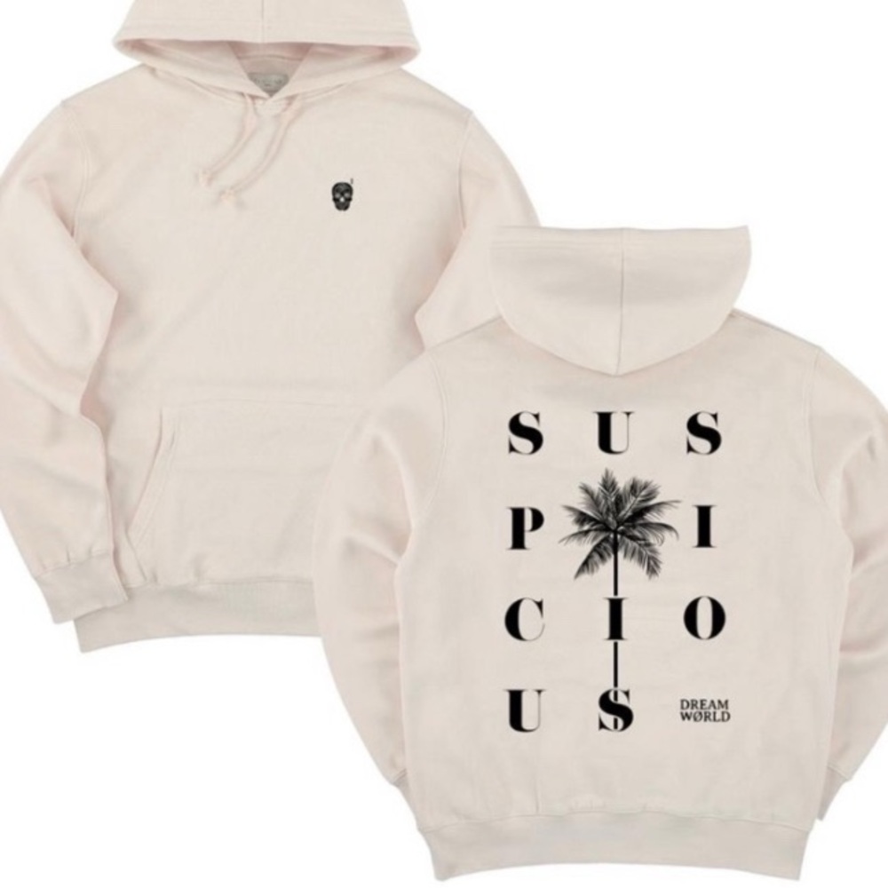 NWT Jay Alvarrez x Suspicious Antwerp Dream World 1 Sand Hoodie Size XXL